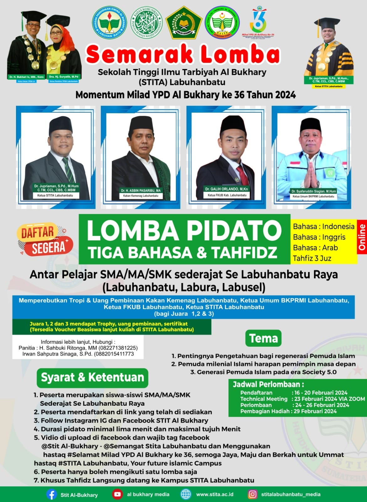 SEMARAK MILAD AL BUKHARY TAHUN 2024